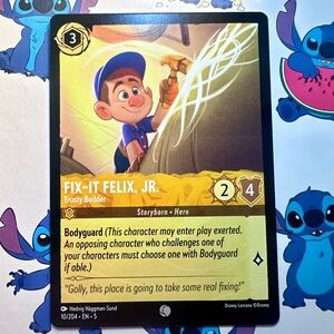 fix-it felix jr 10/204 [wreck-it ralph] - common — lorcana: shimmering skies